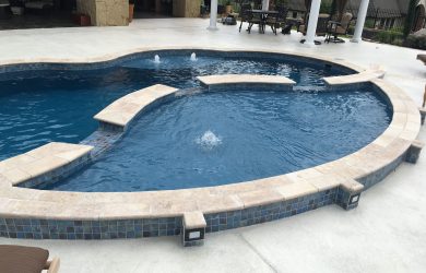 Fiberglass Ledge for Charm 30 pool