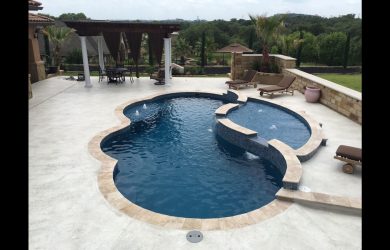 Perfect water deck for a perfect poolscape design near you