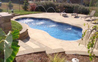 Elegance-30 fiberglass pool rendering