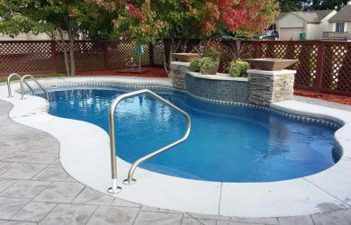 Elegance-30 fiberglass pool rendering