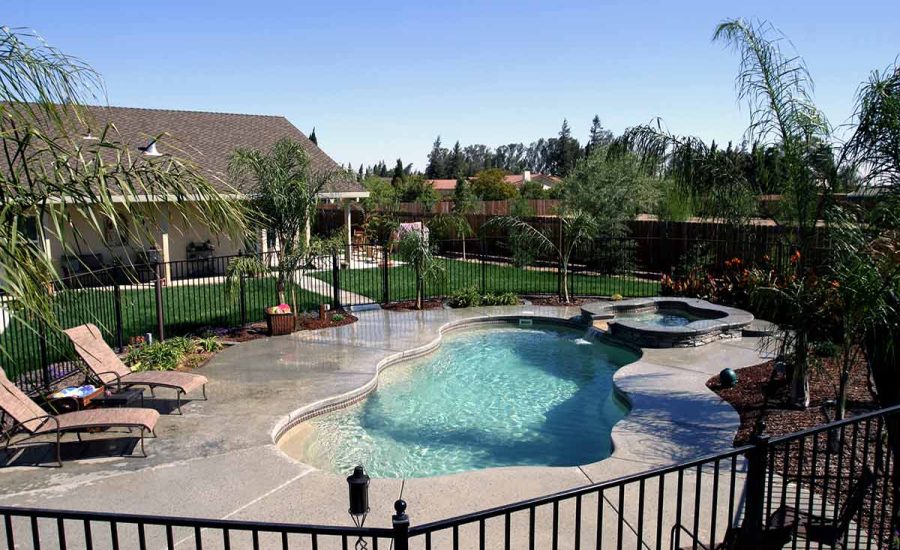 Elegance-30 fiberglass pool rendering