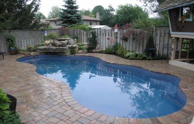 Elegance-30 fiberglass pool rendering