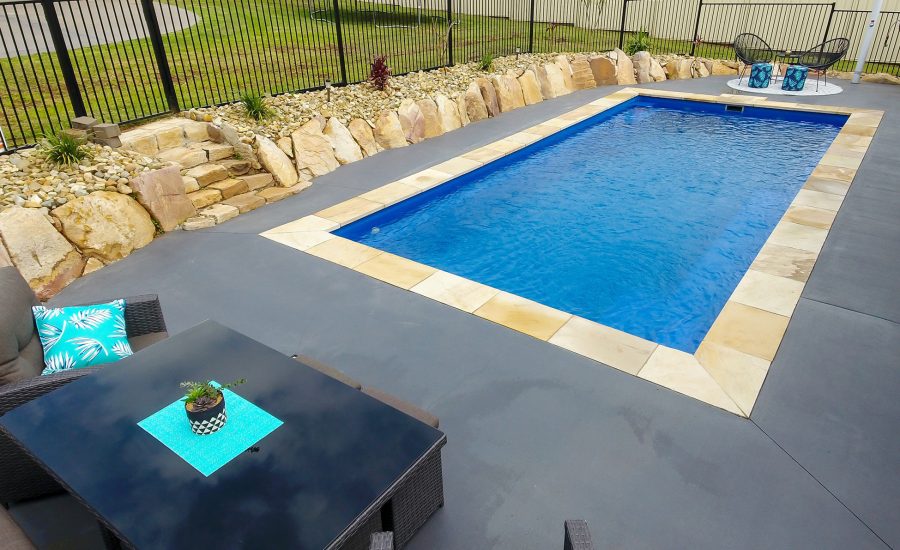 Grace 25 fiberglass plunge pool