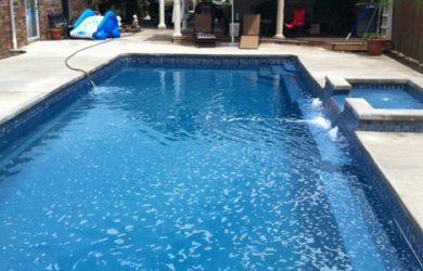 Grace 30 fiberglass plunge pool