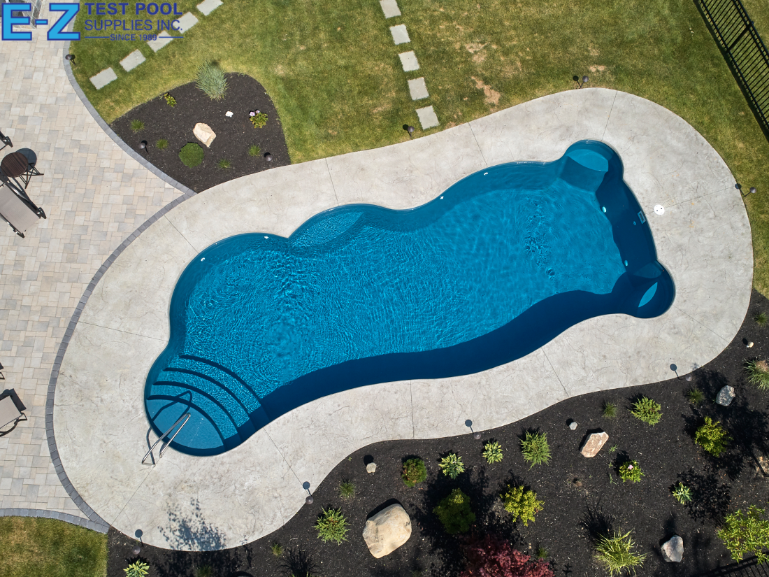 Prominence 40 fiberglass pool rendering
