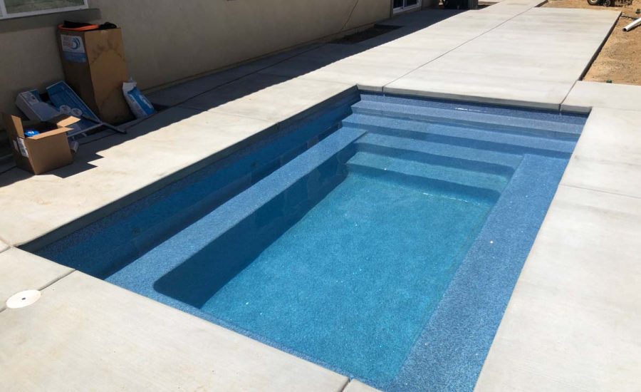 Radiance 16 fiberglass plunge pool
