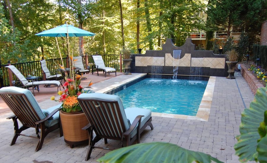 Radiance 16 fiberglass plunge pool rendering