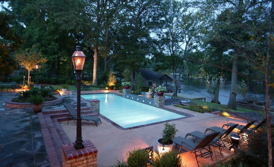 Radiance-33S inground fiberglass pool rendering