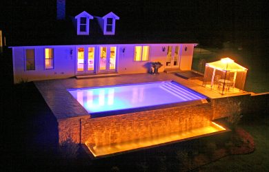 Radiance-33S inground fiberglass pool rendering