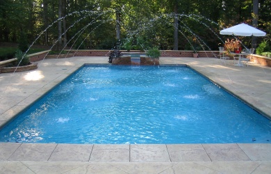 Radiance-33S inground fiberglass pool rendering