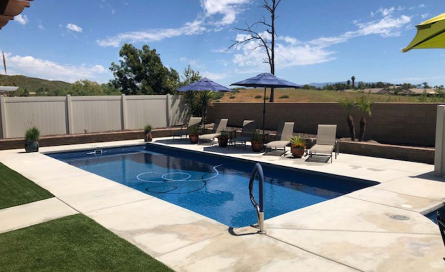 Radiance-33S inground fiberglass pool rendering