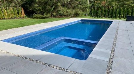 Starlight-40 fiberglass pool - Latham Astoria
