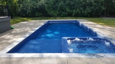 Starlight-40 fiberglass pool - Latham Astoria