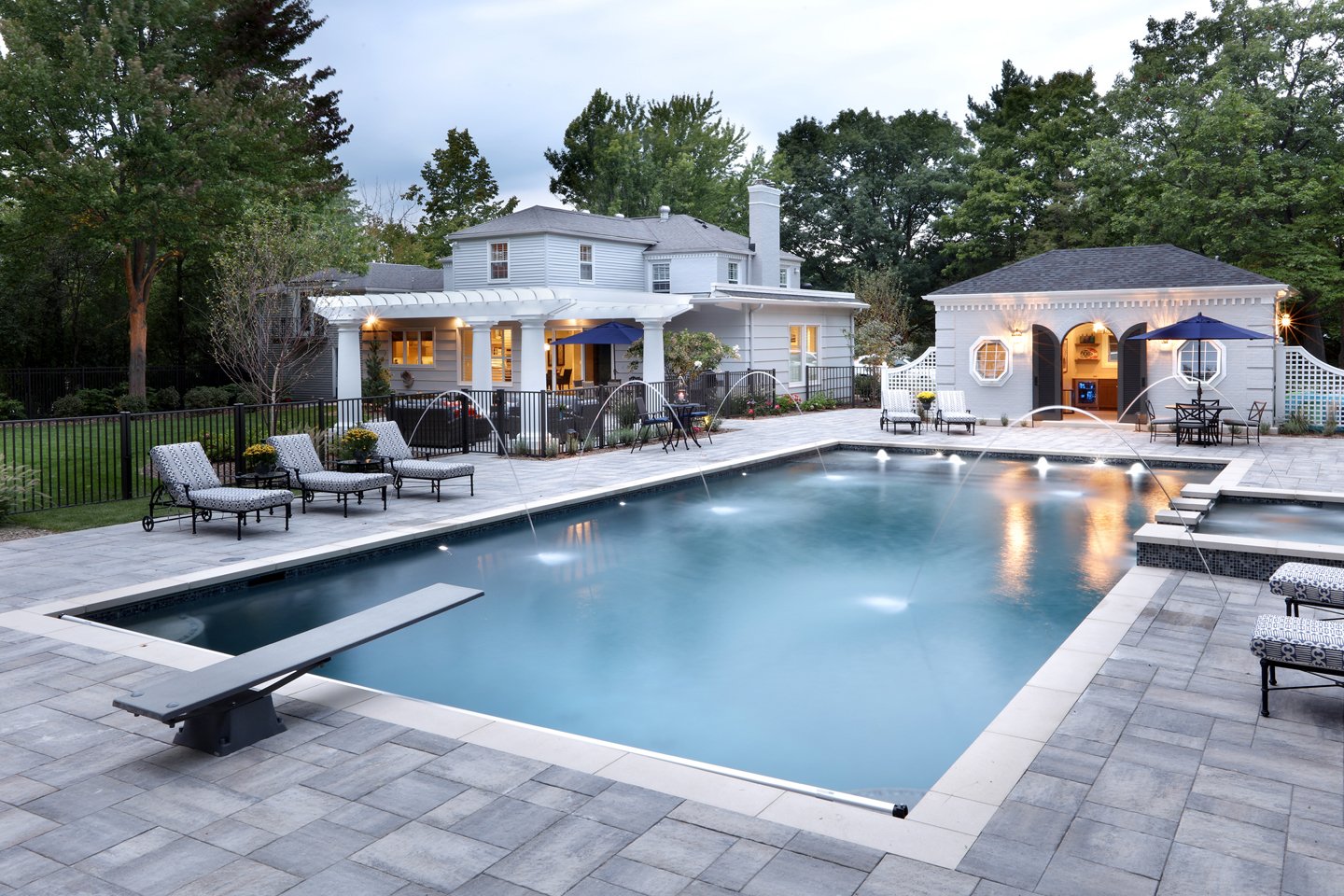 Swimming pool features